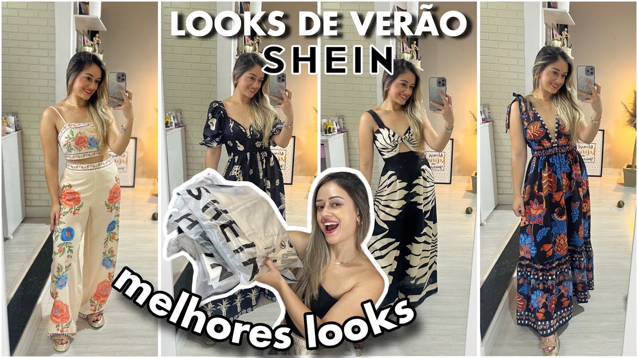 COMPRAS SHEIN VESTIDOS DE VERÃO VESTIDO MAIS LINDOS DA SHEIN