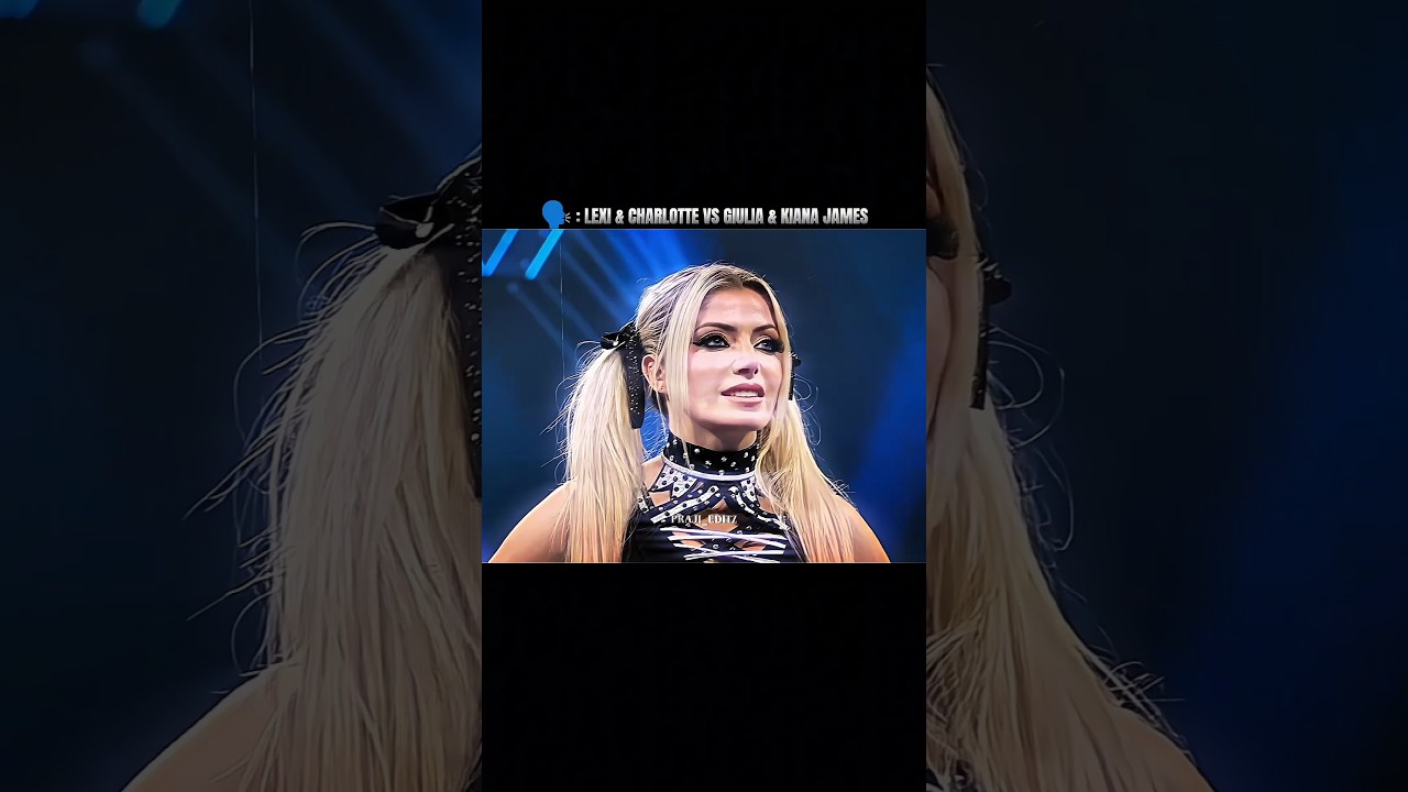 Alexa Bliss & Charlotte Flair Vs Giulia & Kiana James ☠️😍🔥 | Tag Team Match Highlights 💀🥶🤯 #ytshorts