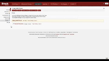 The Forums tool: assigning Topics to site groups