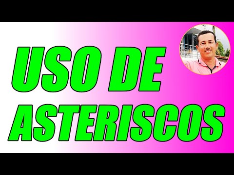 Video: En matemáticas, ¿qué significa un asterisco?