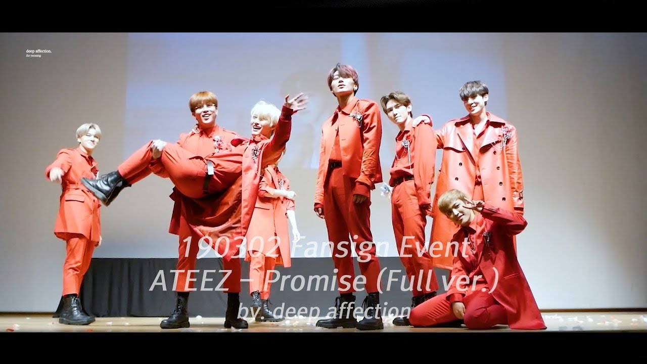 190302 명동 팬싸인회 Promise - ATEEZ Full ver.