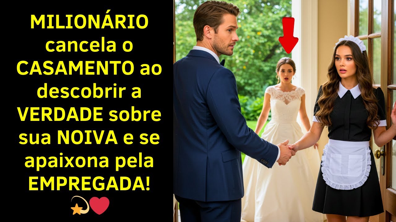 🔴MILIONÁRIO cancela o CASAMENTO ao descobrir a VERDADE sobre sua NOIVA e se apaixona pela EMPREGADA!