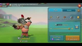 20% speed up boost event. how to train troops