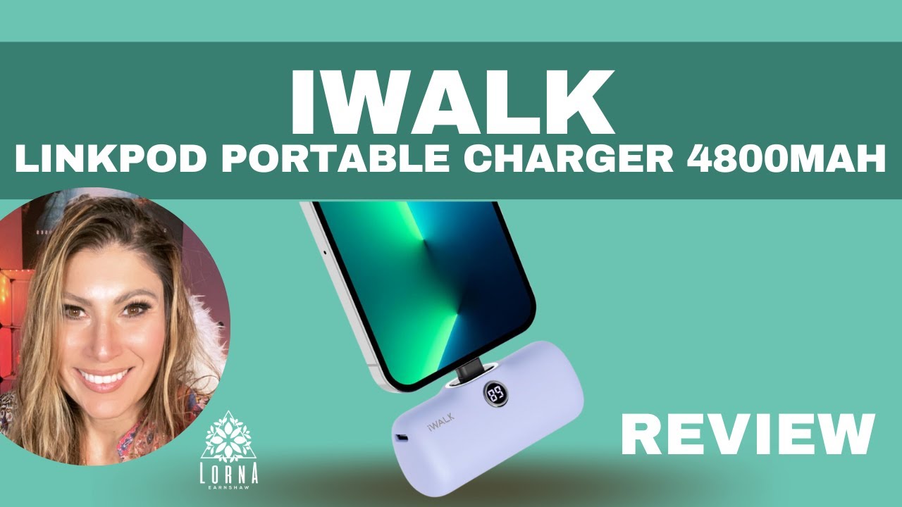 iWALK LinkPod Portable Charger 4800mAh Power Bank PD Fast Charging Small  Docking Battery with REVIEW 