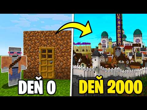 2000 Dní Budovania Mega Mesta v Minecrafte [CELÝ FILM]
