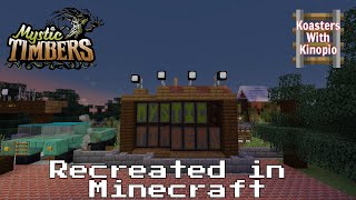 Mystic Timbers - Kings Island || Minecraft Roller Coaster
