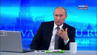 Прямая линия с В. В. Путин 16 апреля 2015