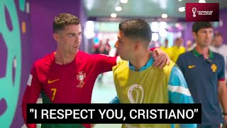 Cristiano Ronaldo,Suarez showed respect !!🇺🇾🇵🇹🤝 Resimi