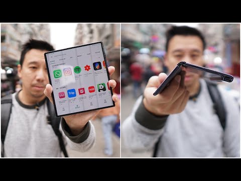 Video till En titt på Huawei Mate X