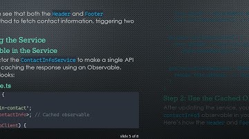 Optimize Your Angular Backend Calls: Make One Call for Header and Footer INFO