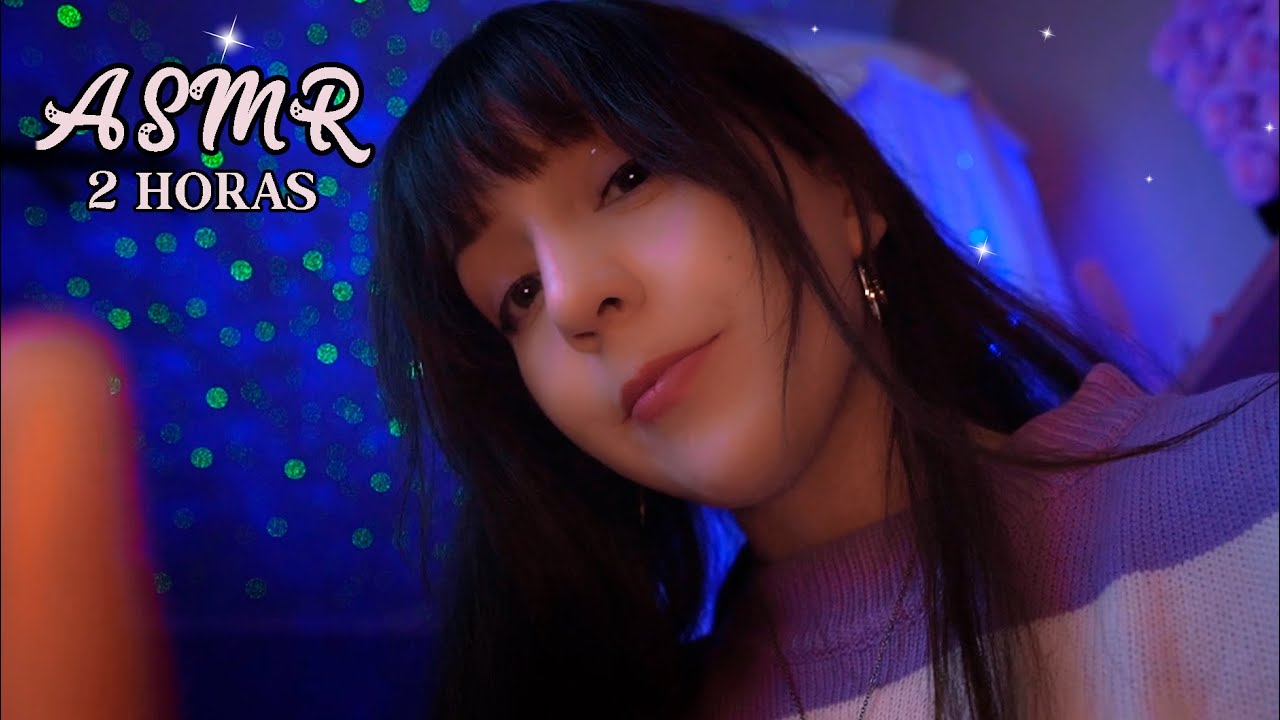 ⭐ASMR 2 HORAS Te Duermes en mis PIERNAS💜 [Sub] Atención Personal para Aliviar el Estrés