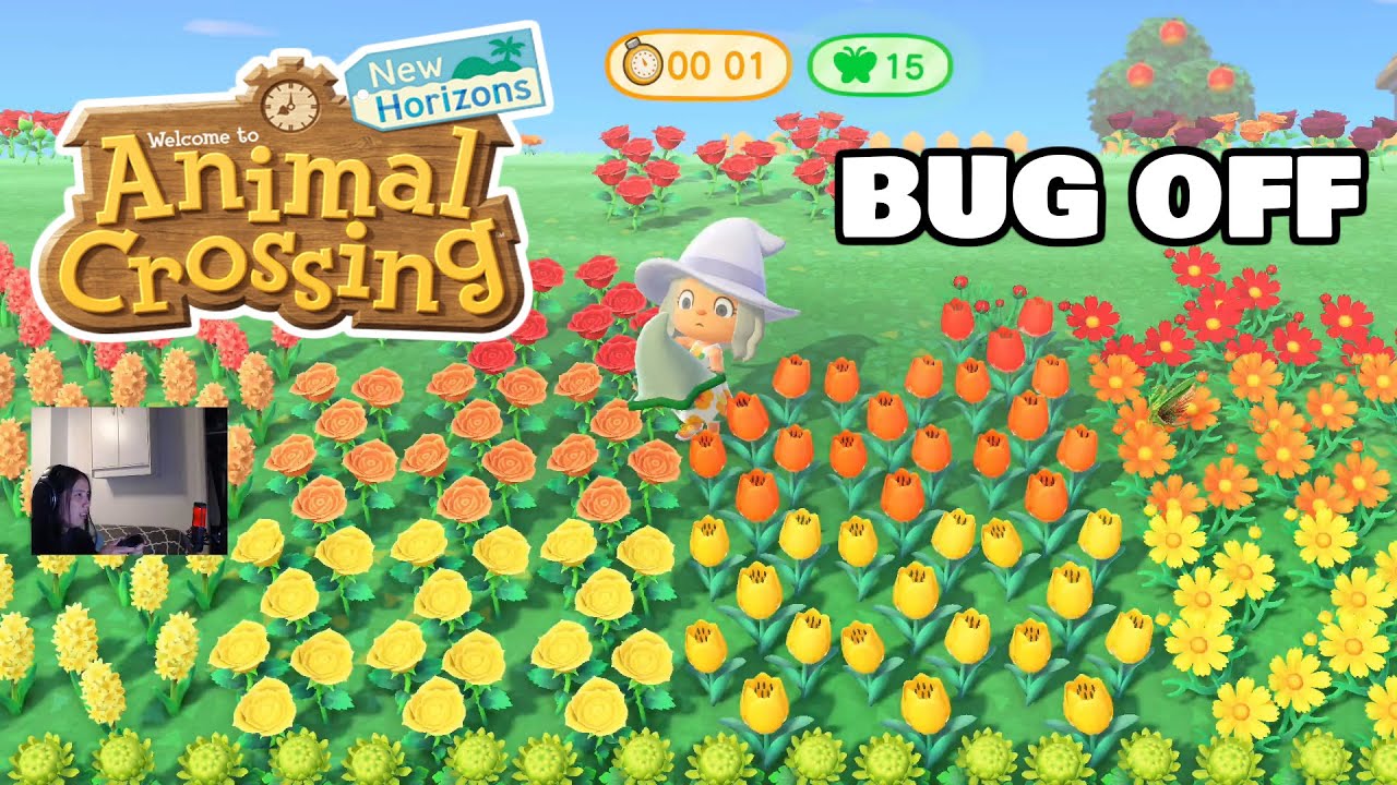 Animal Crossing New Horizons Bug Off Challenge And My Beautiful