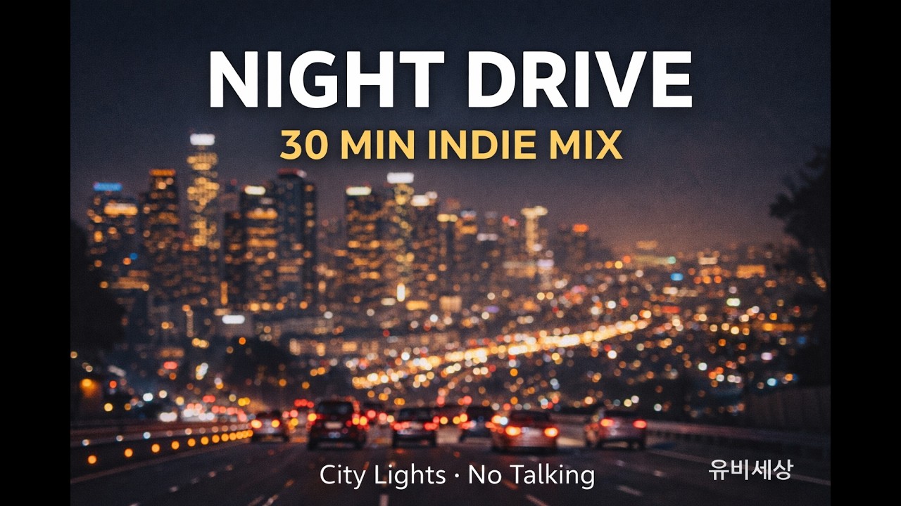 도시의 불빛 아래, 밤 드라이브 플레이리스트Night Drive Mix | Emotional Korean Indie #NightDrive#밤드라이브#IndieRock#감성음악