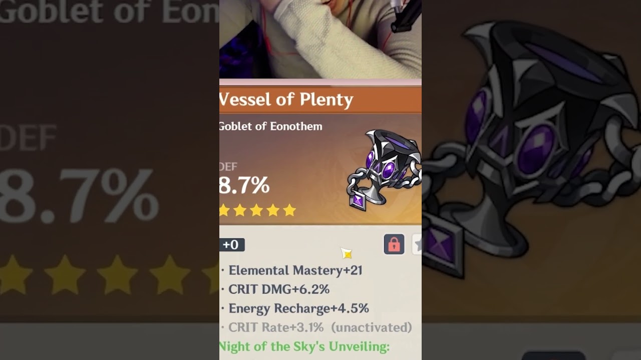 INSANE artifact luck in Genshin Impact ⚡️