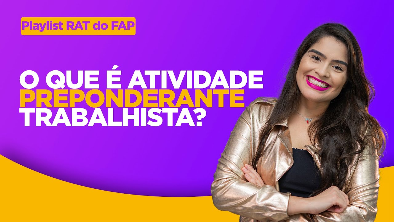 O que é atividade preponderante trabalhista? - YouTube