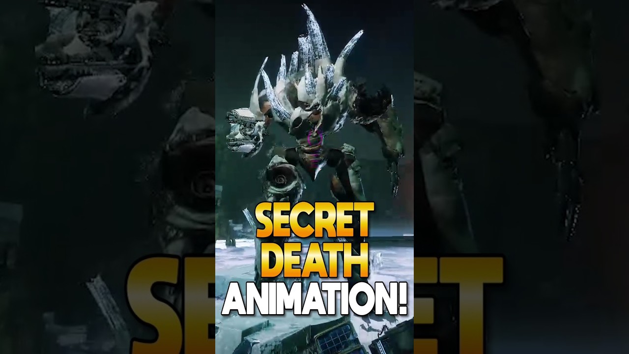 Most Destiny 2 Players Have NEVER Seen This... SECRET RAID BOSS Death Animation! #shorts  #destiny2