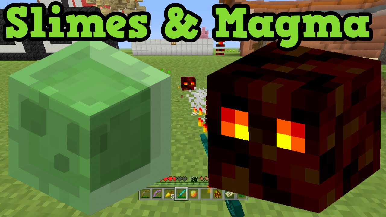 Minecraft Xbox 360 Ps3 5 Fun Slime Magma Cube Facts Youtube