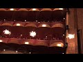 Chandeliers Rising at the Metropolitan Opera Before Idomeneo - March 10, 2017