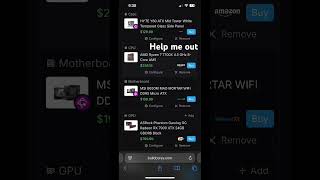 Building My First Pcneed The Tech Squad To Rate My Parts Before I Buy