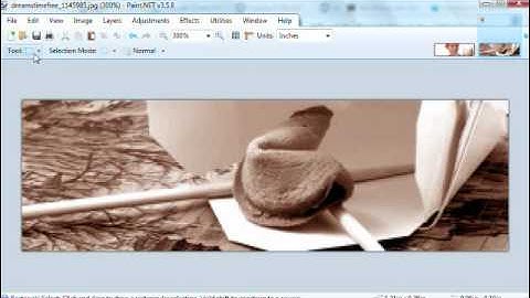 Very Simple Image Edit Using Free Software Paint.Net