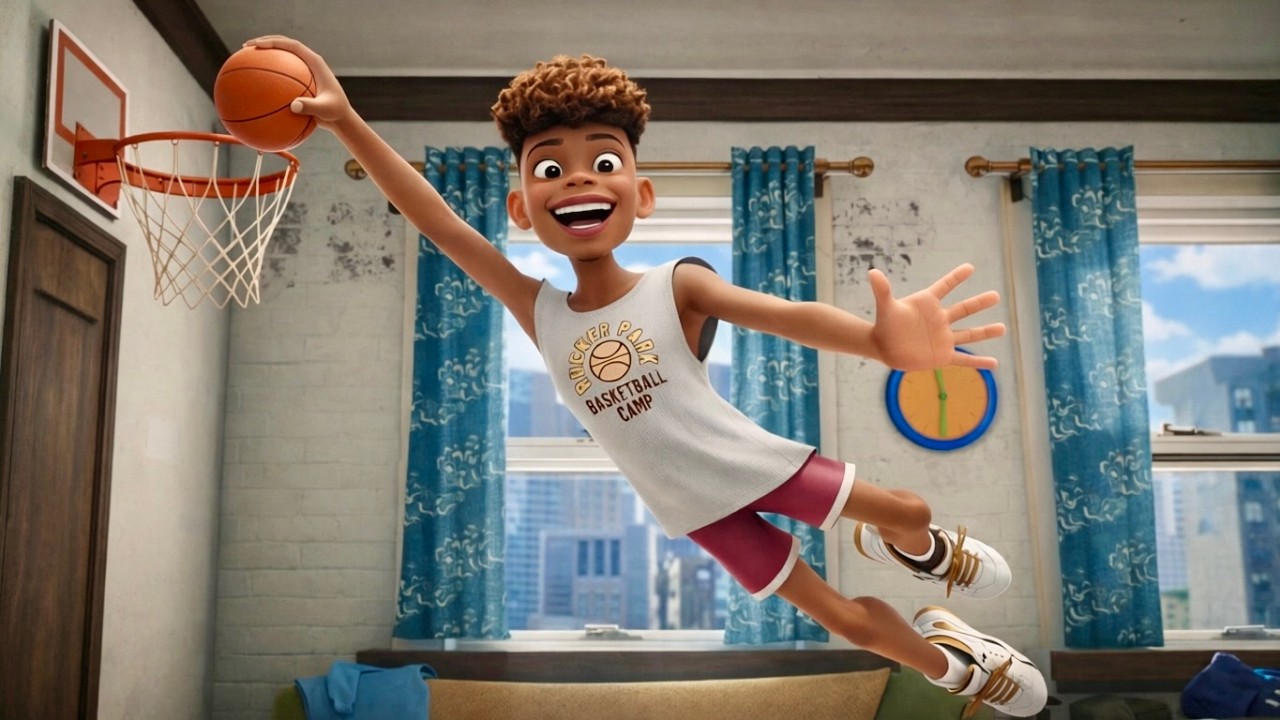 Boy Finds Magic Sneakers That Make Him a Basketball StarThen Begins a Wild Hunt After They’re Stolen