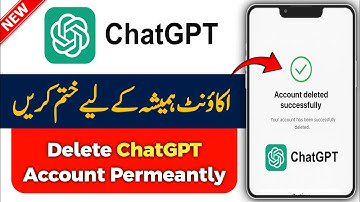 How To Delete Chat GPT Account Permanently | Chat GPT Account Delete Kaise Kare
