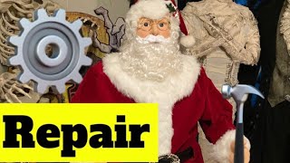 REPAIR video: PAC Life Size Animated Dancing Santa Claus