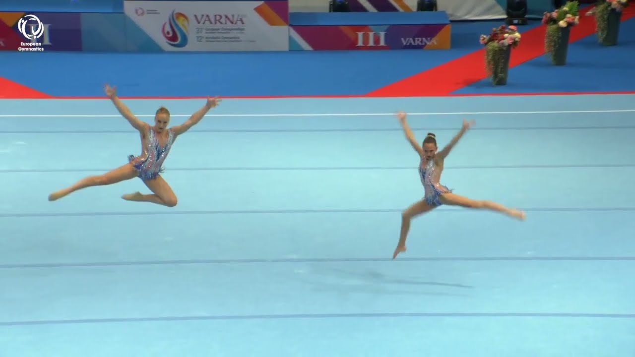 Lili David & Julie Philouze (FRA) - 2023 ACRO European bronze medallists, Junior All-Around