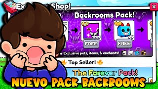 GASTO +10000 ROBUX EN EL NUEVO PACK BACROOMS EN PET SIMULATOR 99 DE ROBLOX!!!