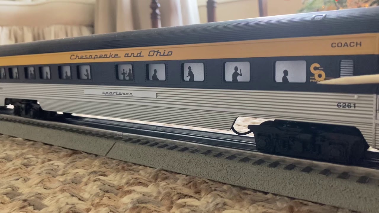 Williams O Scale C&O passenger cars YouTube
