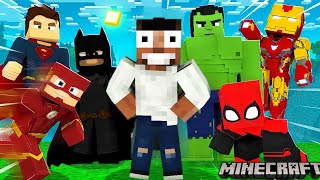 Minecraft but there are Super Heroes || Marvel and DC || Minecraft Mods || Minecraft gameplay Tamil screenshot 5