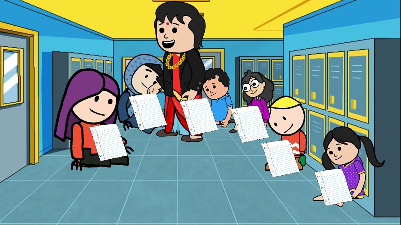 Exam ഹാളിൽ നടന്ന അൽഭുതം കണ്ട് ടീച്ചർ നെട്ടി.malayalam funny videos.(Happy cartoonz)