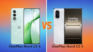 OnePlus Nord CE 5 vs OnePlus Nord CE 4