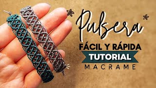 How to make quick and easy THREAD BRACELET STEP BY STEP | DIY Easy Macrame Friendship Bracelet #38