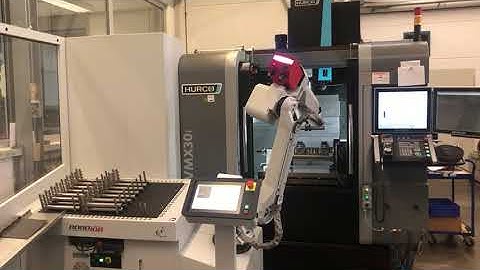 VID-42 CNC Automation | Hurco VMX30i | Mill-Assist Essential | RoboJob-USA