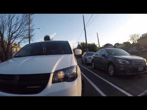 Unprotected bike lanes cause conflict - N Williams - Portland, Oregon