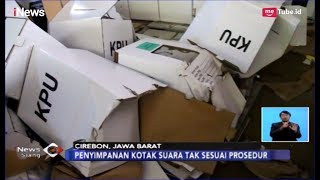 696 Kotak Suara Rusak Akibat Terendam Air di Gudang Logistik Cirebon - iNews Siang 11/02