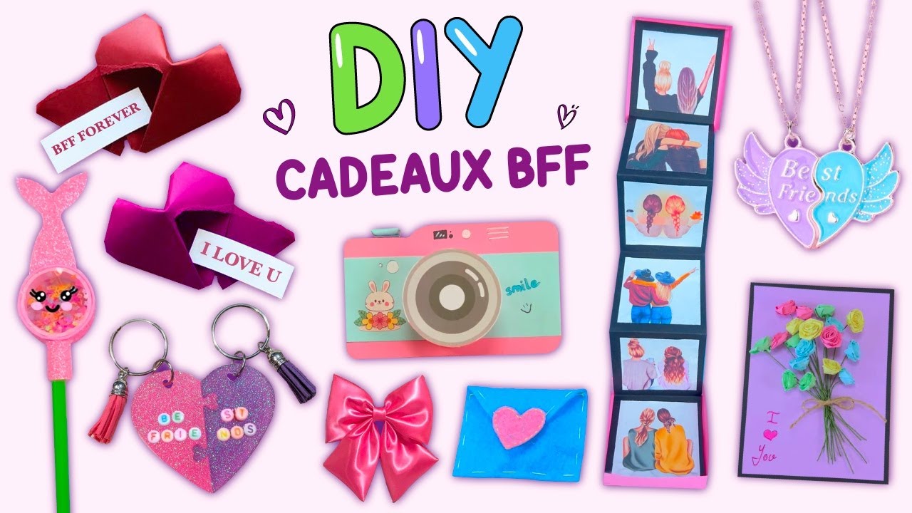 Tu préfères l'idée 1 ou l'idée cadeau 2 ? Tag ta BFF ! #bff #bffgoals