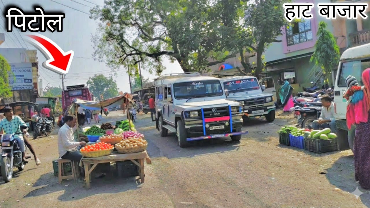 पिटोल का हाट बाजार || Pitol Ka Hat Bajar || यह मिलता है इतना सस्ता || MP Gujrat बॉर्डर Ajay AD Vlog