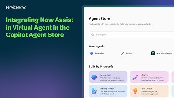 Conversational AI | Integrating Now Assist in Virtual Agent in the Copilot Agent Store