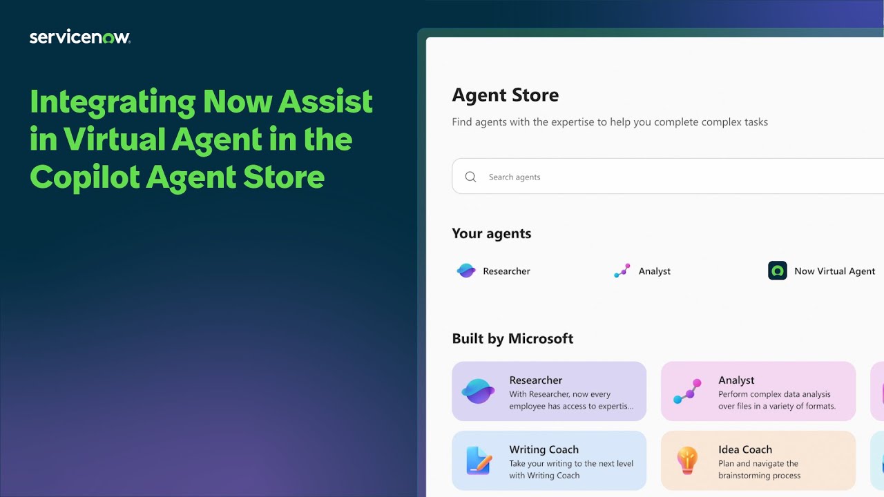 Conversational AI | Integrating Now Assist in Virtual Agent in the ...