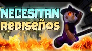 SKINS DE PIGGY QUE NECESITAN REDISEÑOS 🔥🐽 | OLBAQ GAME