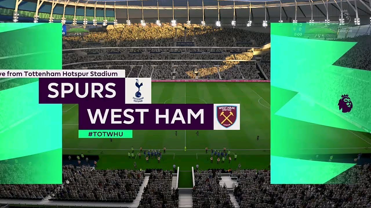 ⚽️ Spurs vs West Ham ⚽️ | Premier League (20/03/2020) | Fifa 20 - YouTube