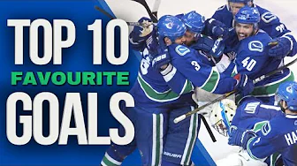 My Personal FAVOURITE NHL GOALS I've Seen Happen LIVE (on TV)