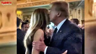 Melania Trump reappears at an elegant gala in honor of Donald