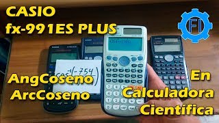 AngCosine on Casio Scientific Calculator fx-991ES PLUS - Salvador FI
