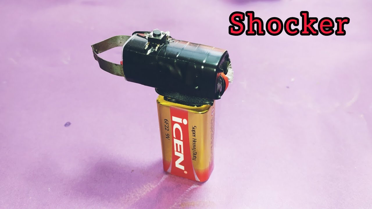 Making a strong knuckle shocker using a capacitor. YouTube