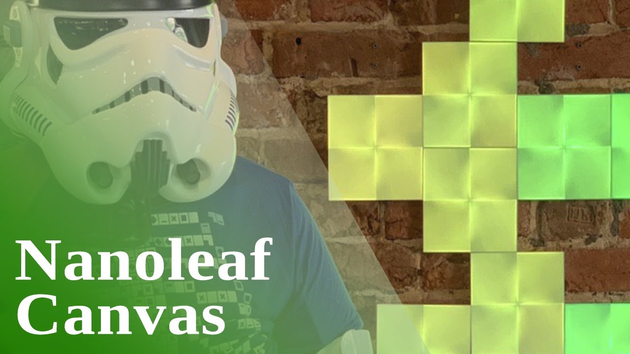 Обзор Nanoleaf Canvas — умная система освещения - YouTube