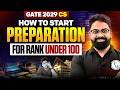 GATE 2029 Computer Science Preparation | Roadmap for Top 100 Rank