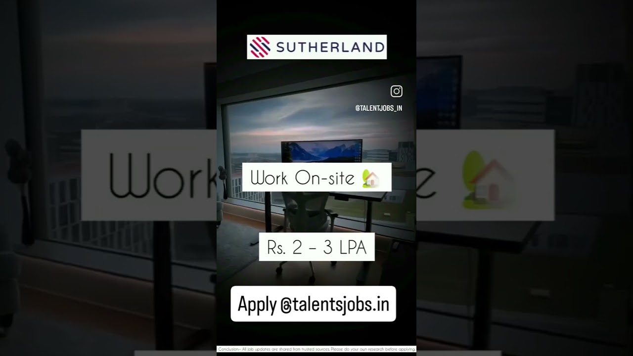 Sutherland Hiring 🔥| Freshers and Experience Hiring | Apply Now